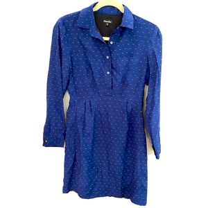 Steven Alan silk printed long sleeve shirt dress 2